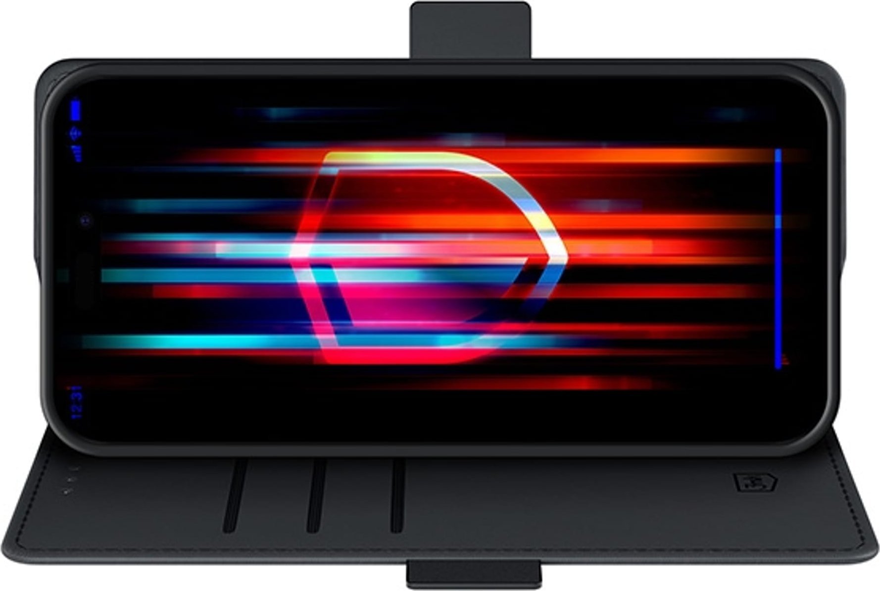 Këllëf portofol 3MK Wallet Case për iPhone 15 Plus 6.7", me qëndresë, i zi