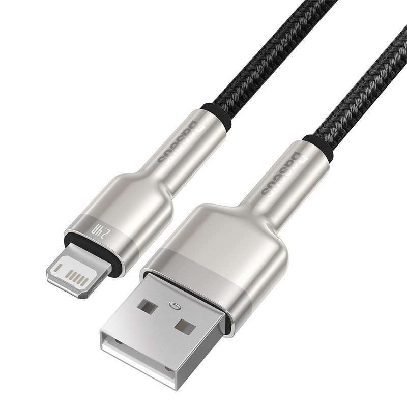 Kabllo Baseus, Lightning / USB A, 1 m, e zezë