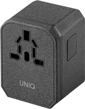 Karikues muri Uniq UNIQ137, 2x USB A, 1x USB C, 3A, gri
