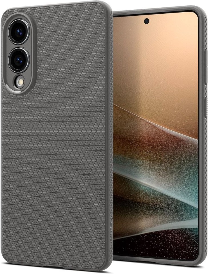 Mbules├½ telefoni Spigen Liquid Air Marble, p├½r Samsung Galaxy S25 Edge, gri