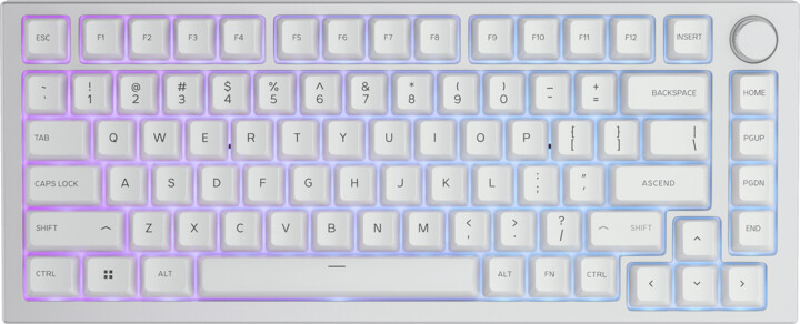 Tastierë Glorious GMMK Pro Tenkeyless Modular, US, e bardhë