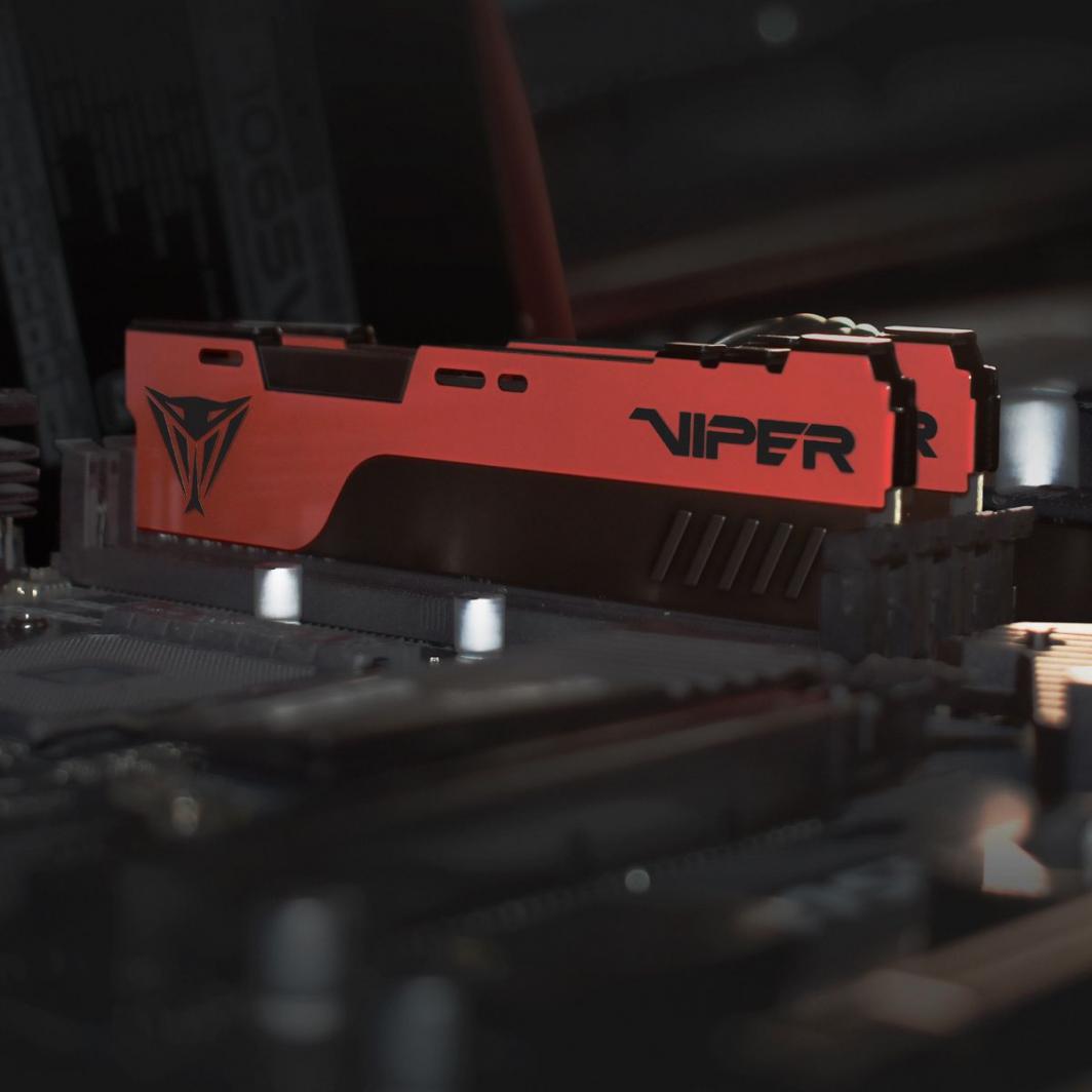 Memorie Patriot Viper Elite II, DDR4, 8 GB, 3600 MHz, CL20, PVE248G360C0