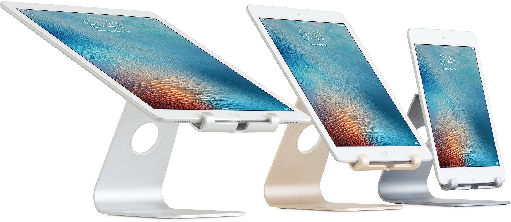 Држач за таблет Rain Design MStand Tablet Plus, прилагодлив агол, сив