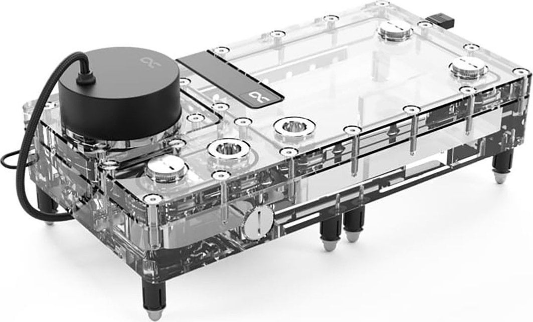 Rezervuar ftohës uji Alphacool Core Flat 240, pompë VPP, RGB, transparent