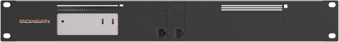 Mbajtës rackmount RACKIT RM, për 2x Apple Mac Mini M4, i zi