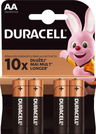 Bateri Duracell Basic AA / R6 1500mAh, 1.5, 4 copë