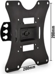 Држач за ѕид за ТВ Art CV-30, 13"-42", до 30 kg, црн