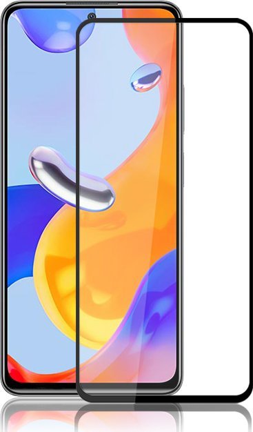 Xham mbrojtës Mocolo 2.5D Full Glue, për Xiaomi Redmi Note 11 Pro Note 11 Pro Plus, fortësi 9H, transparent