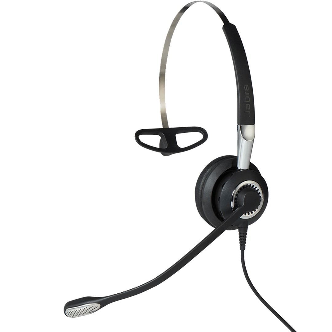 Kufje Jabra BIZ 2400 II Mono 3-1, QD, 54g, të zeza/të argjendta