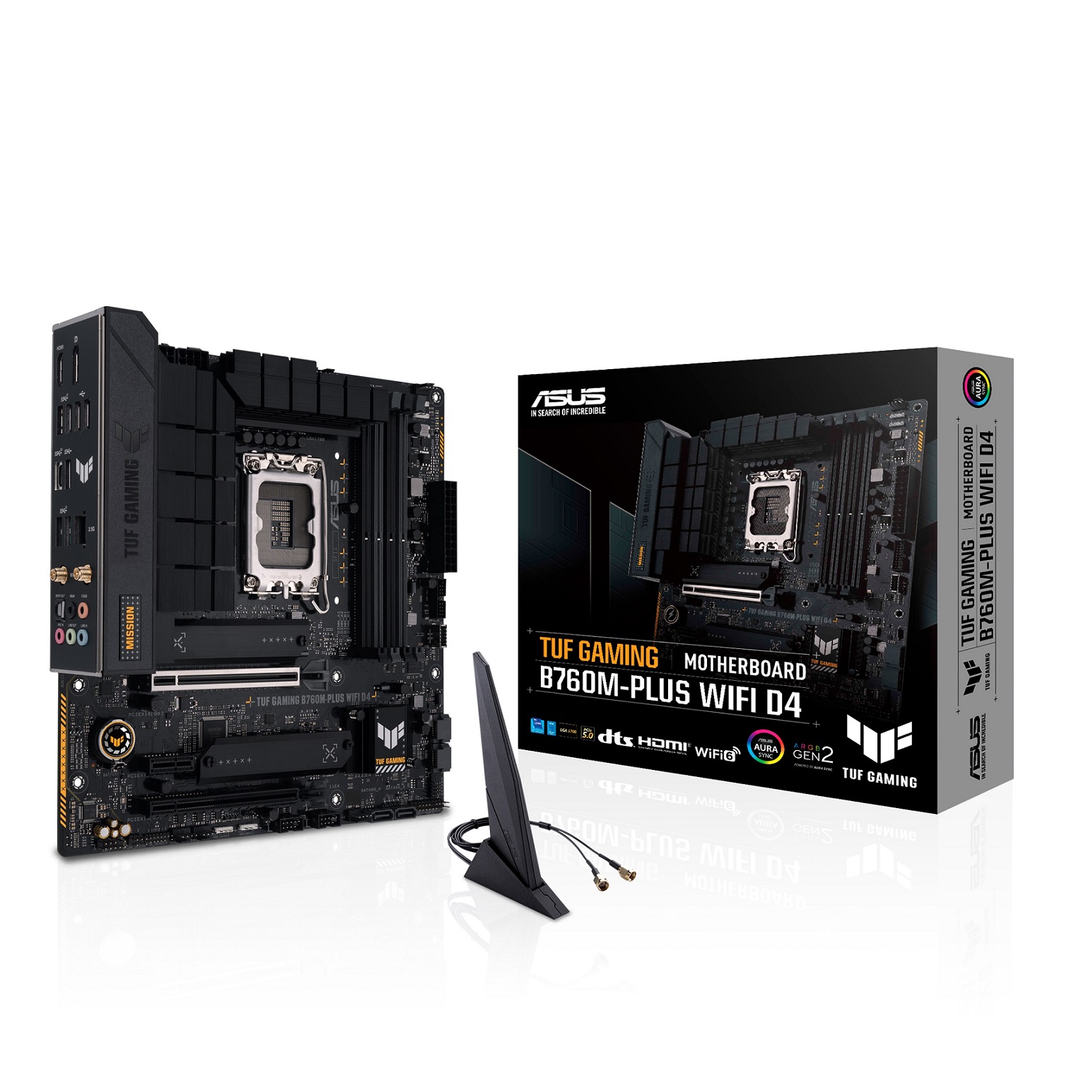 Pllakë amë ASUS TUF GAMING B760M-PLUS WIFI D4, LGA 1700, mATX
