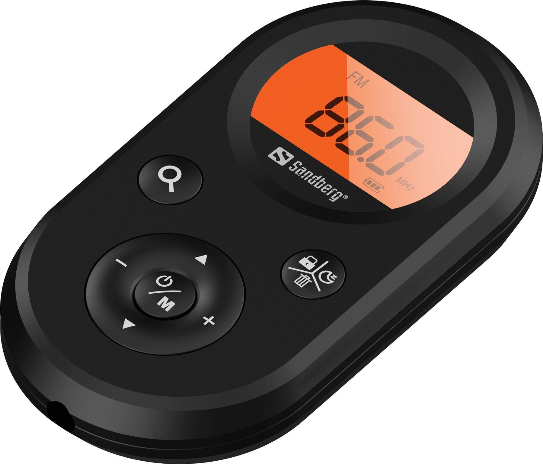 Radio xhepi Sandberg Pocket Radio FM AM Recharge, e rikarikueshme, e zezë