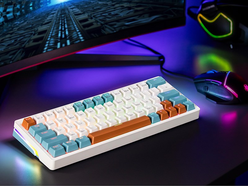 Tastierë mekanike Gaming Tracer GAMEZONE EVO3, USB, RGB, e bardhë