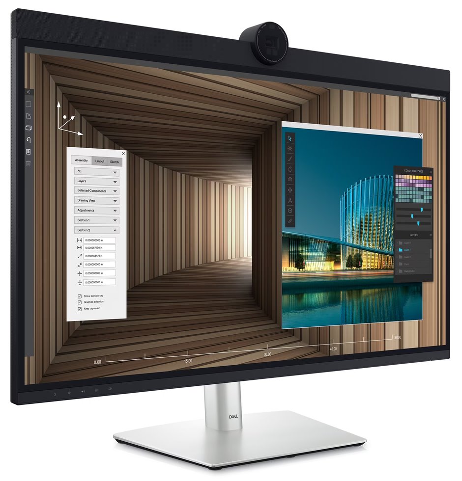 Монитор Dell UltraSharp U3224KBA, 31.5\", 6K, LED, црн