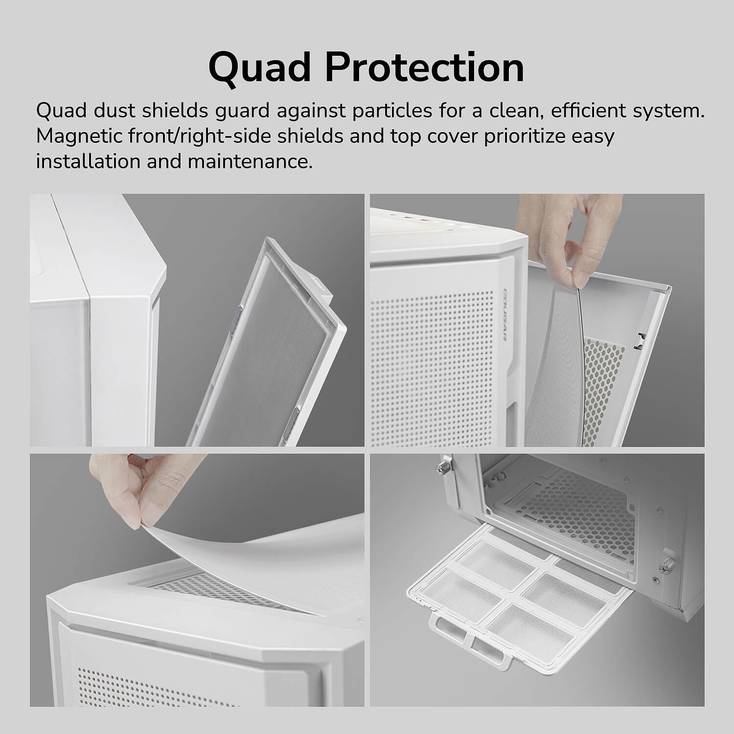 Kasë për PC COUGAR UNIFACE, e bardhë