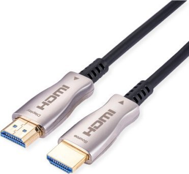 Kabllo HDMI Value Ultra Active Optical, 20m, 4K, e zezë