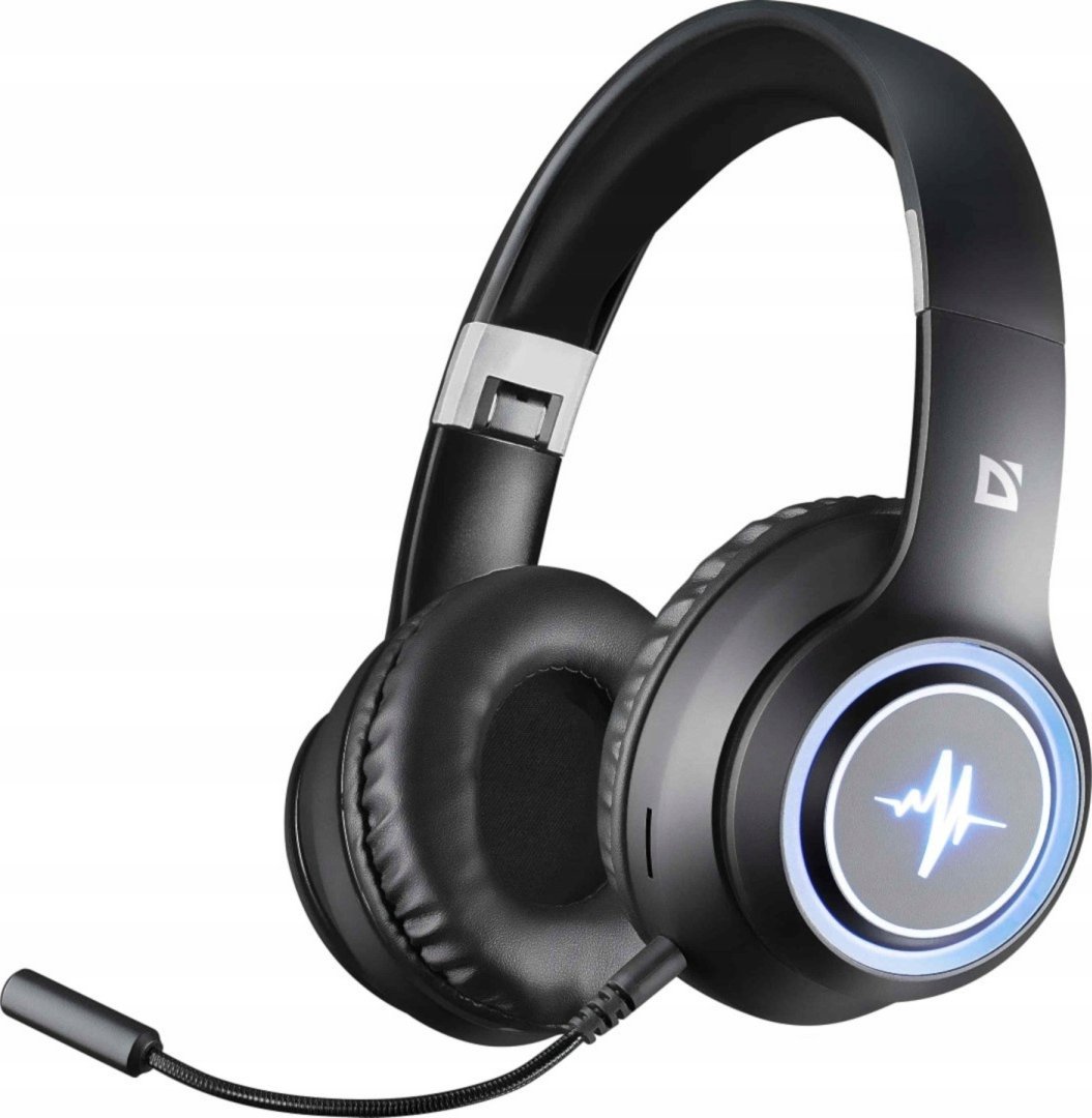 Bluetooth слушалки Defender Freemotion B571, стерео, LED, црни