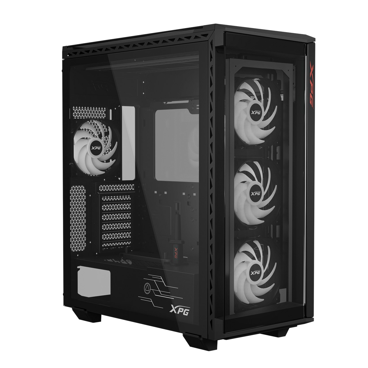 Kasë Adata XPG BATTLECRUISER II, Midi Tower, e zezë