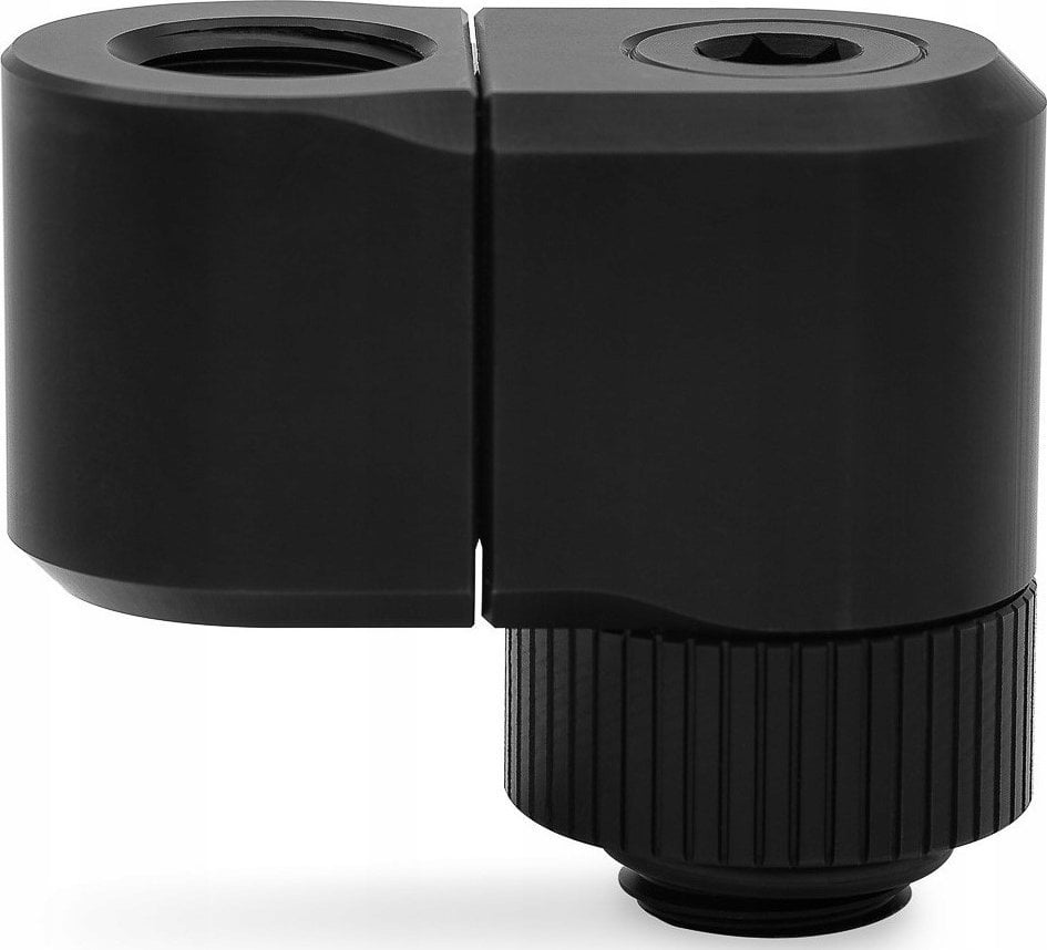 Përshtatës ftohje uji EK Water Blocks EK-Quantum Torque Double Rotary, offset 21mm, i zi