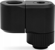 Përshtatës ftohje uji EK Water Blocks EK-Quantum Torque Double Rotary, offset 21mm, i zi