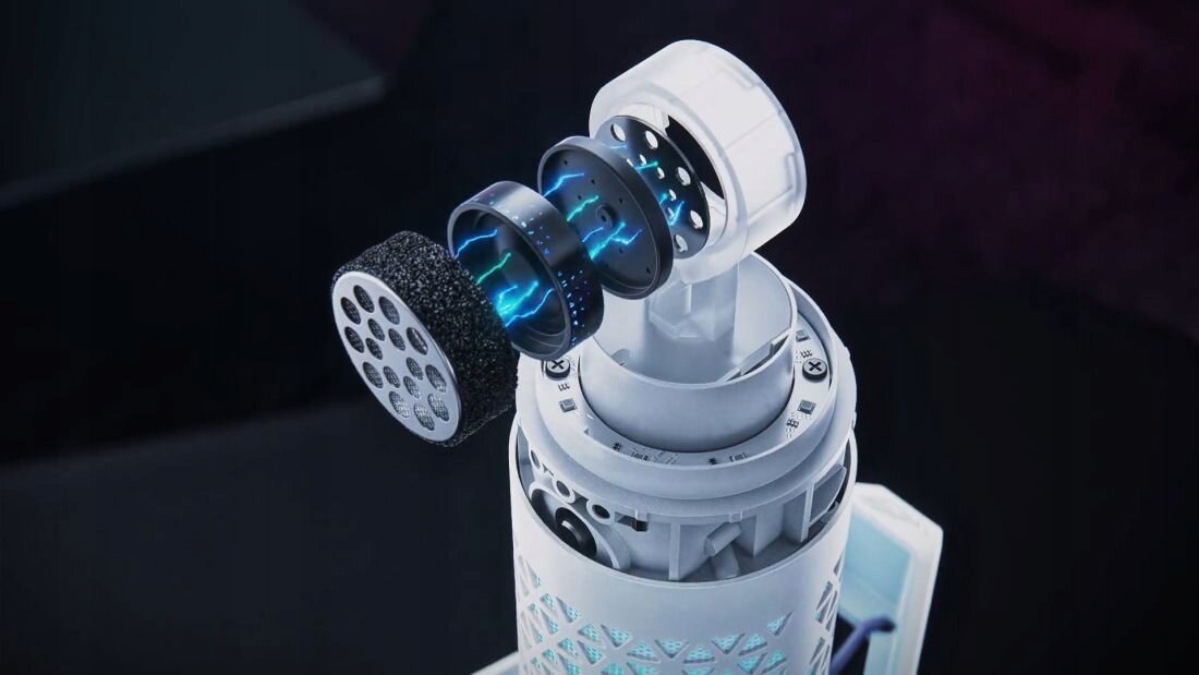 Mikrofon gaming ASUS ROG Carnyx, USB, Aura Sync RGB, i bardhë