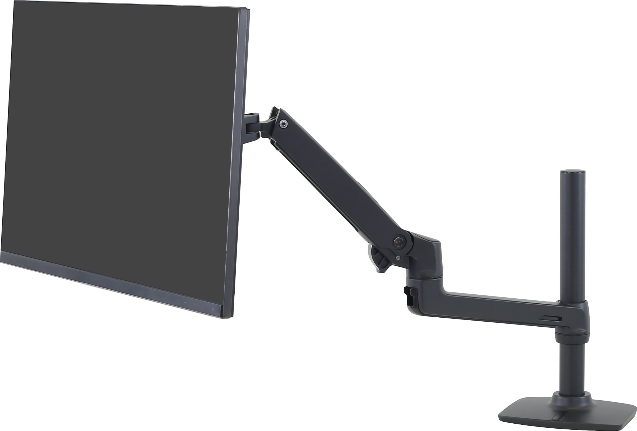 Mbajtëse tavoline për monitor Ergotron LX Desk Monitor Arm 45-537-224, deri 34", argjendtë