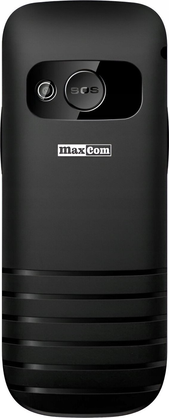 Telefoni Maxcom MM720 SE, për të moshuar, me butona të mëdhenj, i zi