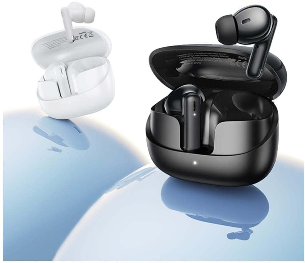 Kufje Bluetooth Usams TWS IF27, pa tela, 5h, të zeza