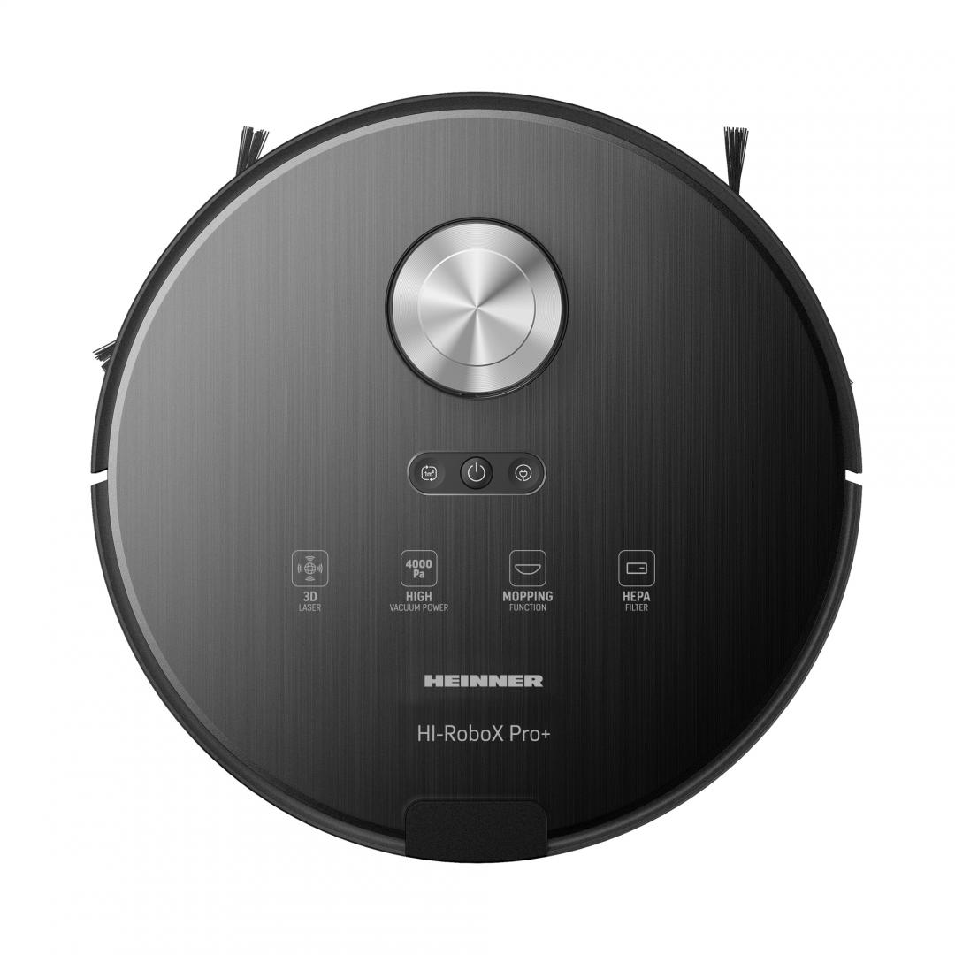 Robot fshesë Heinner HI-RoboX+ HRVC-MAI52BK, 4000Pa, 5200mAh, i zi