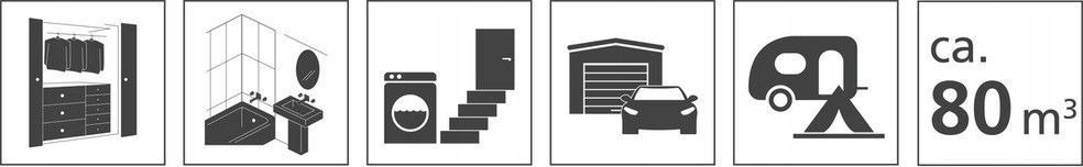 Полнење за одвлажнувач Wenko Humidifiers White, 1000g, бело