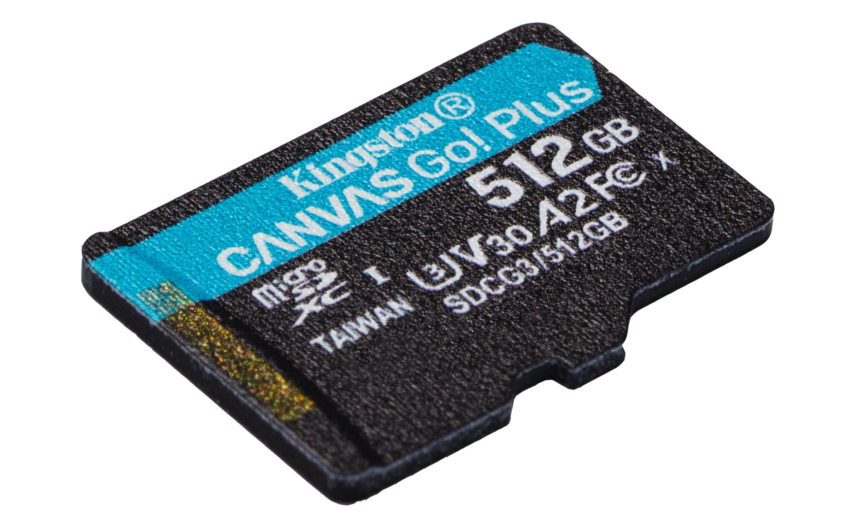 Kartë e memories Kingston Canvas Go Plus, MicroSD, 512 GB, Class 10 + përshtatës SD