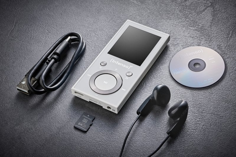 MP3 Player Intenso Music Walker, 64GB, ekran 1.8", Bluetooth, i bardhë