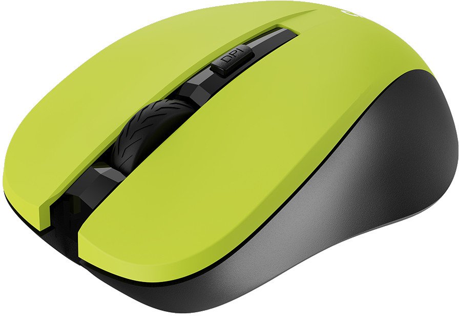 Maus Canyon MW-1, wireless, 1600 dpi, i verdhë