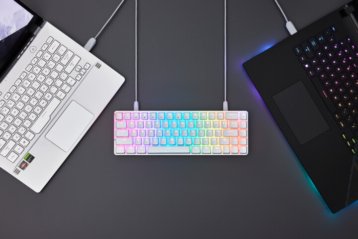 Tastierë ASUS ROG Falchion Ace, NX RED, US, e bardhë