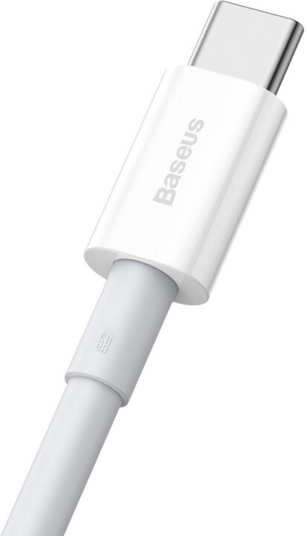 Kabllo BASEUS Superior Series USB-C - USB-C, 66W, 2m, e bardhë