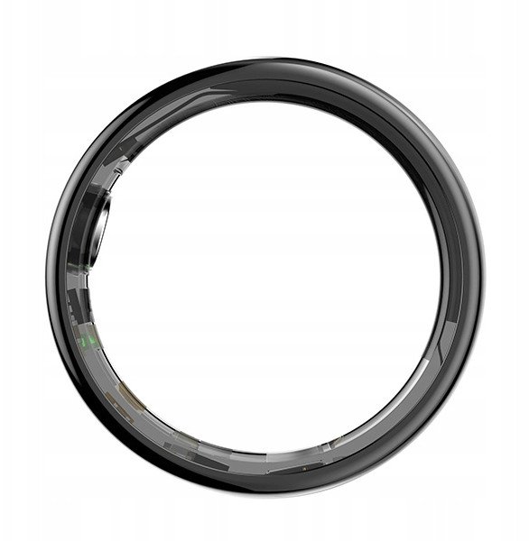 Паметен прстен Powerto Smart Ring, мерење на пулс и сон, IP68, големина 8, црна боја