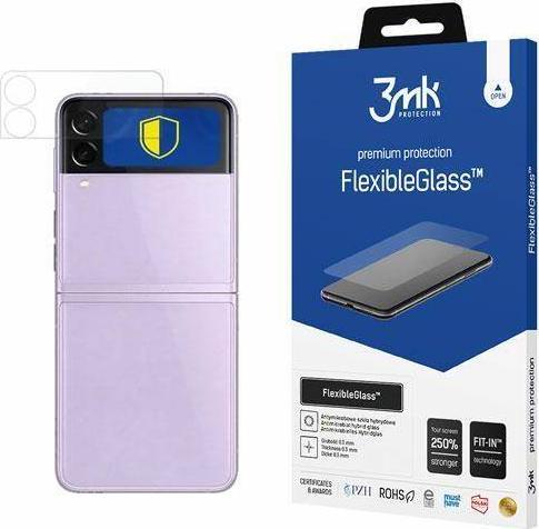 Mbrojtës ekrani 3MK FlexibleGlass për Samsung Galaxy Z Flip3 5G, xham hibrid, ultra i hollë, transparent