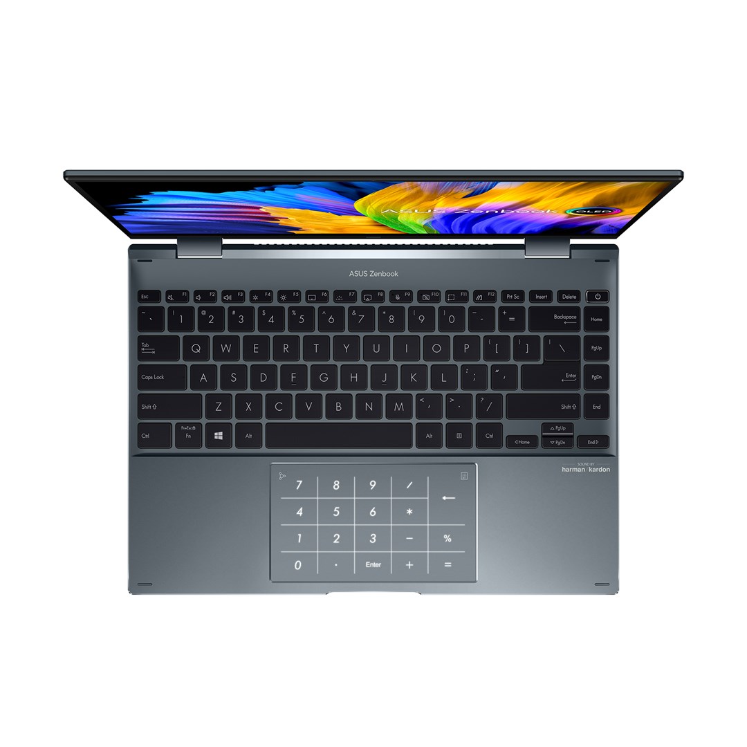Лаптоп ASUS ZenBook 14, 14", Intel I5-12500H, 16 GB RAM, 512 GB SSD, сив