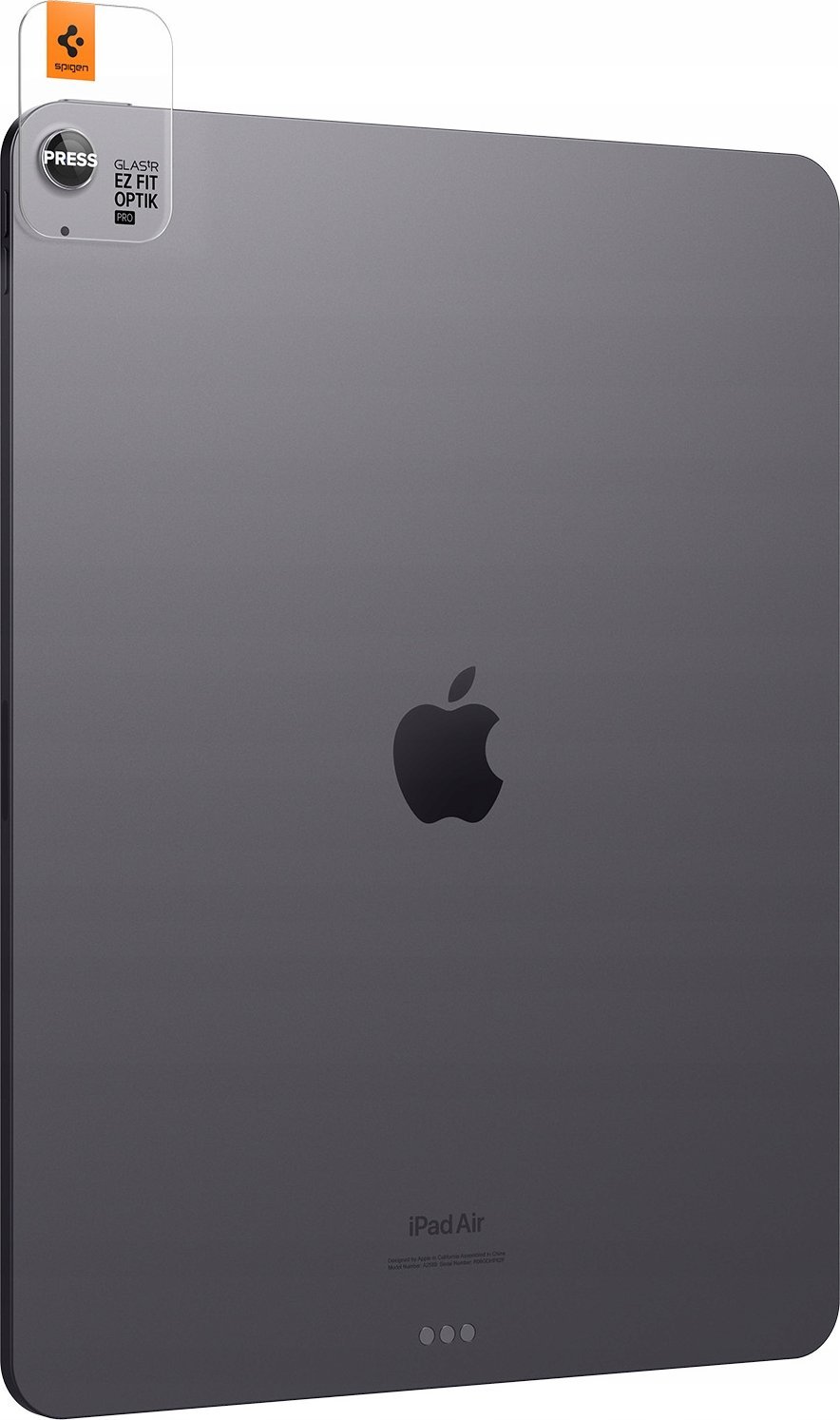 Xham mbrojtës kamerë Spigen Glass TR EZ Fit Optik Pro, 2 copë, iPad Air 13" 2024 dhe iPad Air 11" 2024, gri metalike