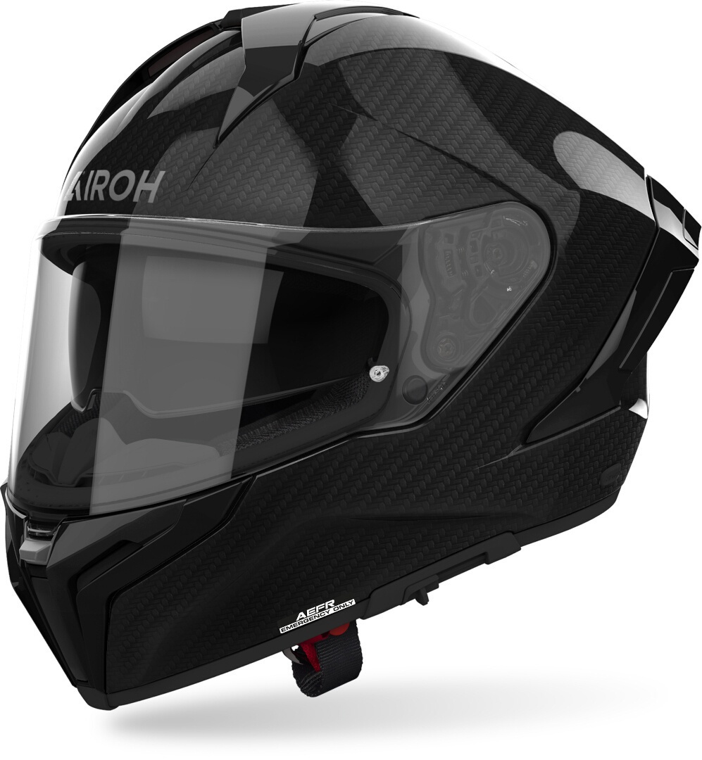 Helmet motoristik Airoh Matryx Carbon, fibra karboni, madhësia 2XL, black carbon
