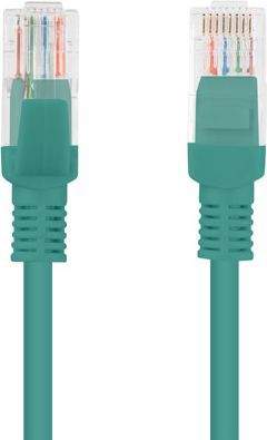 Kabllo Lanberg Patchcord Cat6, pa mbrojtje, 0.25m, e gjelbërt