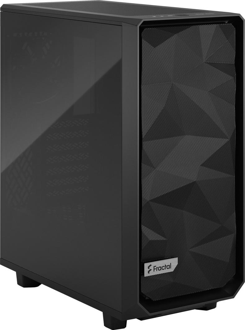 Kasë Fractal Design Meshify 2 Compact TG Dark Tint, e zezë, Midi Tower