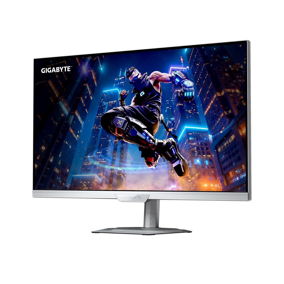 GIGABYTE M27UP ICE монитор, 27", 4K 160Hz/FHD 320Hz двоен режим, бел