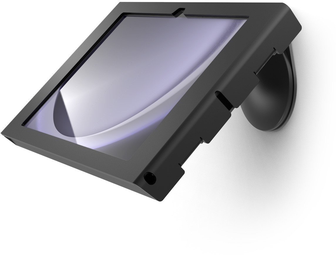 Mbajtëse sigurie për tablet Compulocks Galaxy Tab A9 Apex Enclosure Core Stand, montim mur dhe banak, e zezë