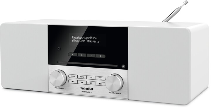Радио TechniSat DigitRadio 3, бело