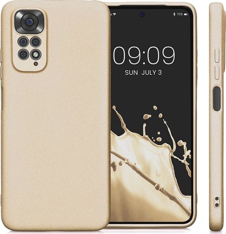 Futrollë metalike Honor 90 Pro 5G, TPU, me mikrofibër, ngjyrë ari