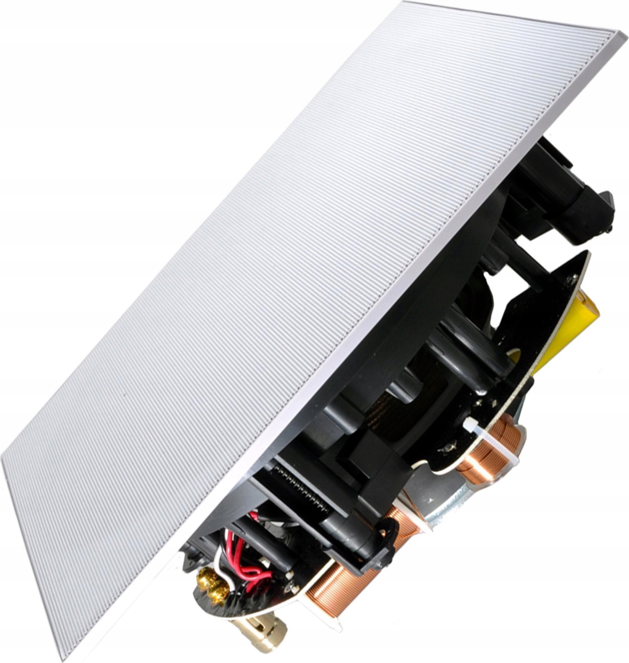 Grilë katrore folshore Melodika BLI8SQG, për altoparlant BLI8, e bardhë