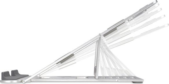 Mbajtëse laptopi Kensington Easy Riser, alumini, deri 16", gri