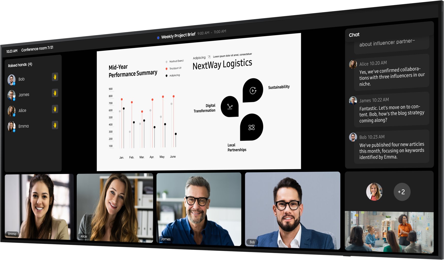 Ekran profesional Samsung QPDX-5K, 105", 5K Ultra HD, Wi-Fi, i zi