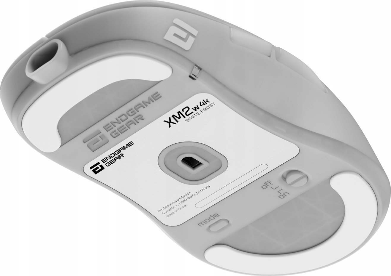 Maus за гејминг Endgame Gear XM2w 4K, безжичен, 26000 CPI, бел