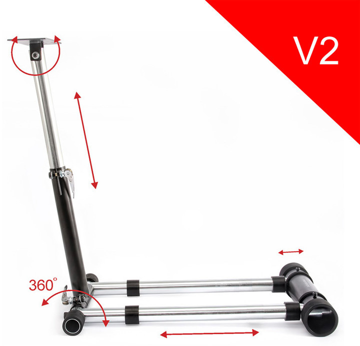 Држач Wheel Stand Pro за Thrustmaster F458 SPIDER / T80 / T100 / F458 / F430 тркала V2 ROSSO, црвен